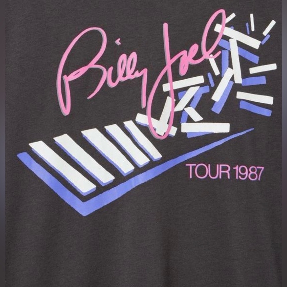 Torrid Billy Joel Relaxed Cotton Jersey Tee Size 3X New - Picture 2 of 3